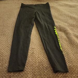 American Apparel  Leggings with Neon Accents